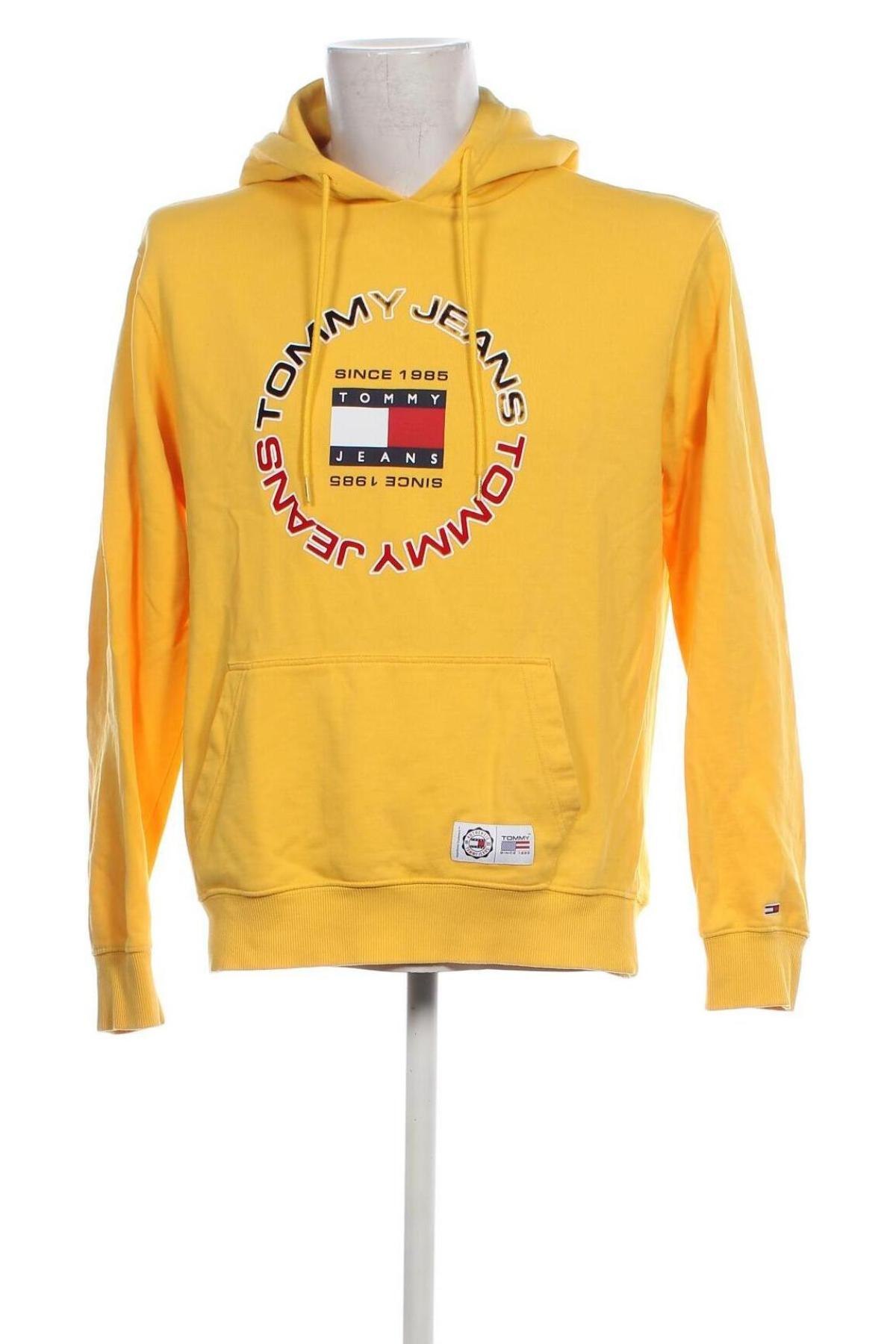 Herren Sweatshirt Tommy Jeans, Größe L, Farbe Gelb, Preis € 36,99