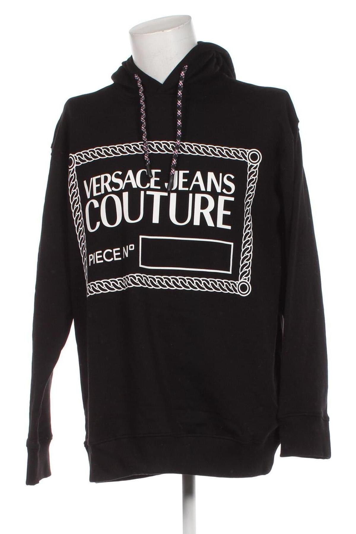 Herren Sweatshirt Versace Jeans, Größe M, Farbe Schwarz, Preis 118,04 €