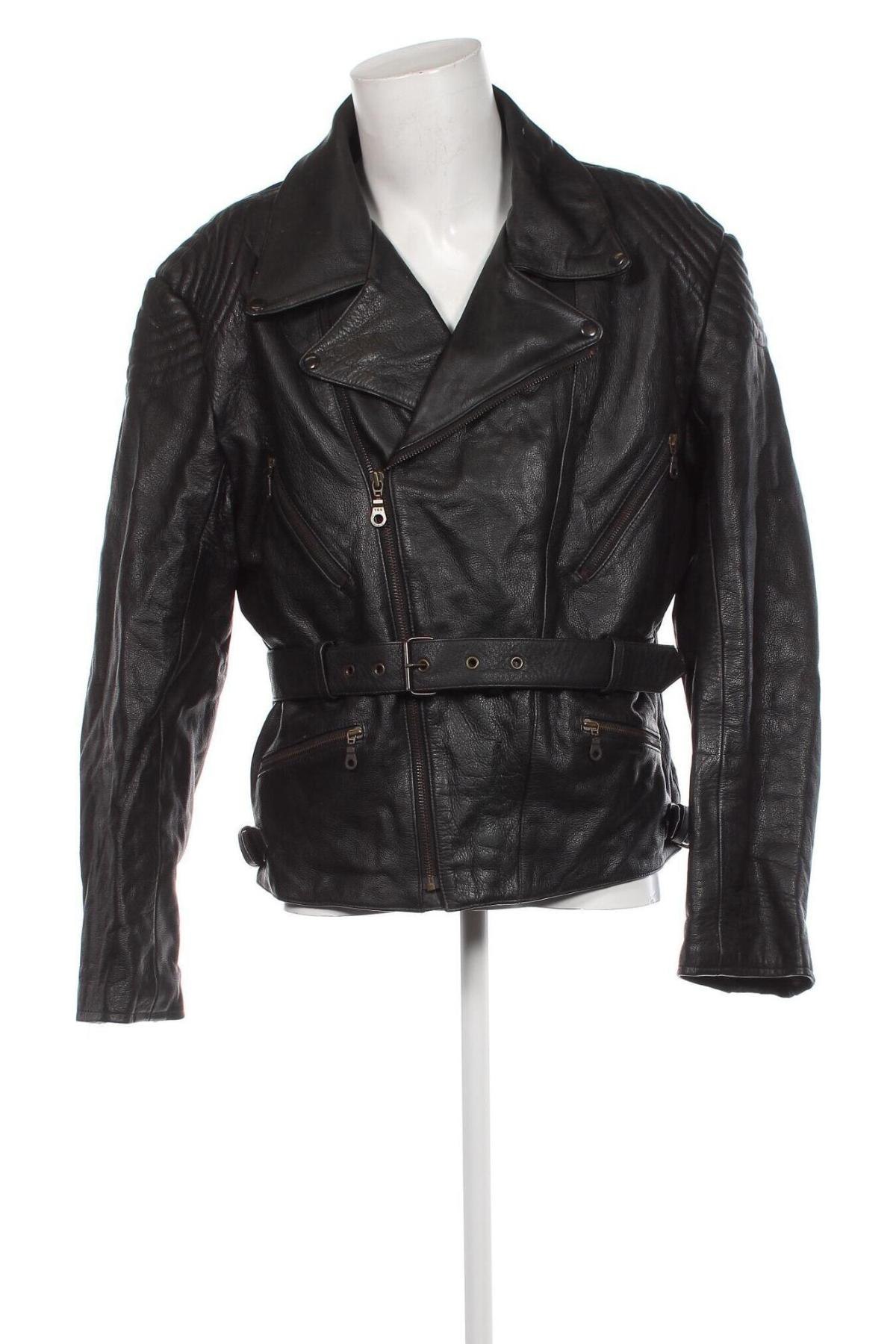 Pánska kožená bunda , Veľkosť XXL, Farba Čierna, Cena  45,75 €