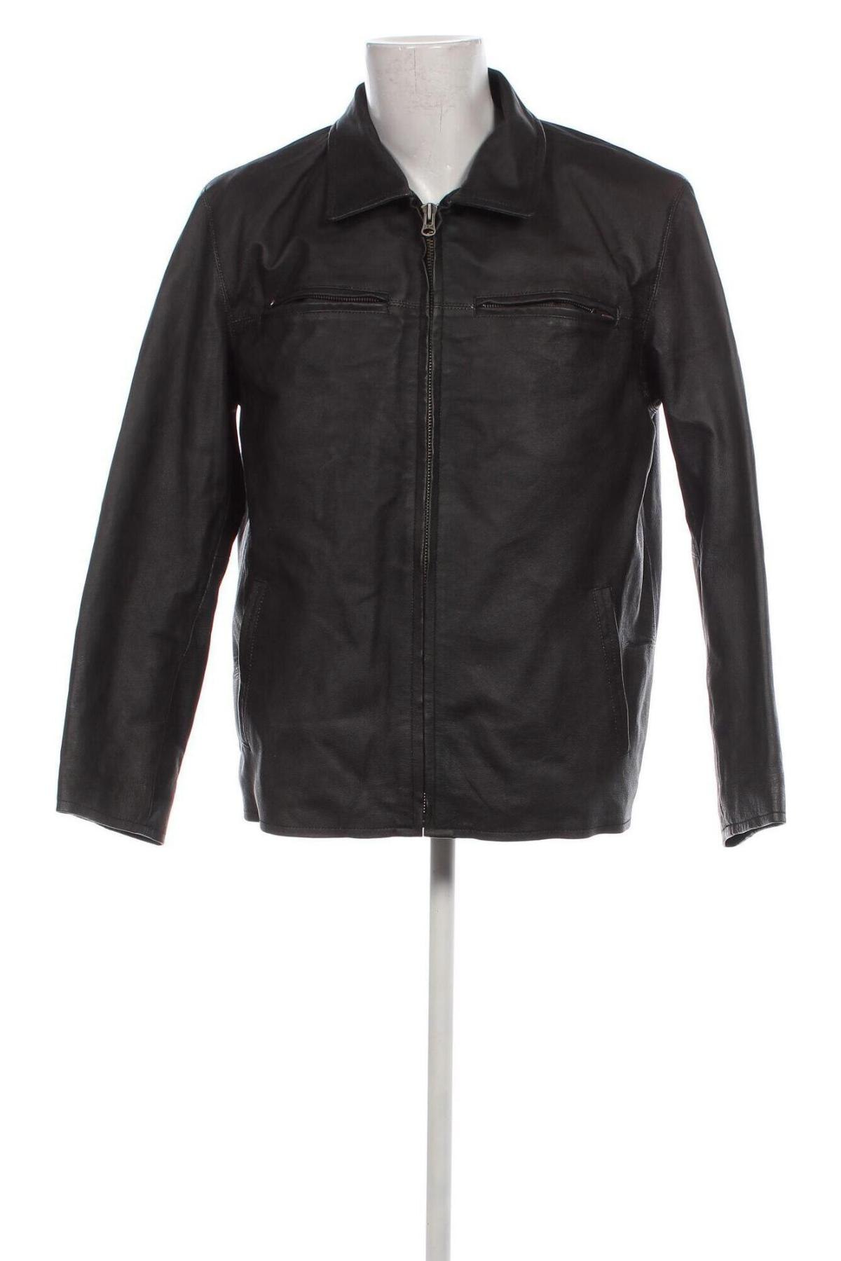 Herren Lederjacke Angelo Litrico, Größe XXL, Farbe Schwarz, Preis € 74,46