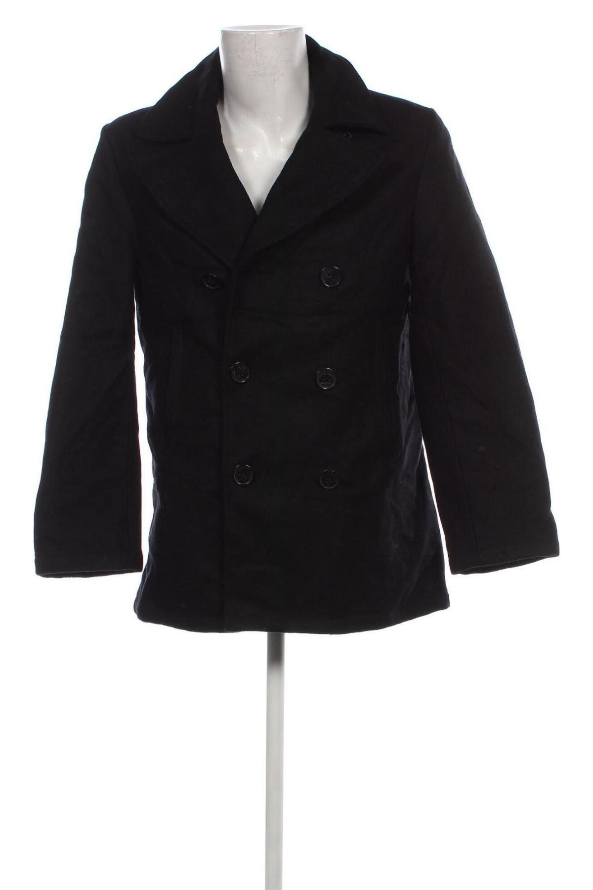 Palton de bărbați H&M L.O.G.G., Mărime M, Culoare Negru, Preț 186,54 Lei