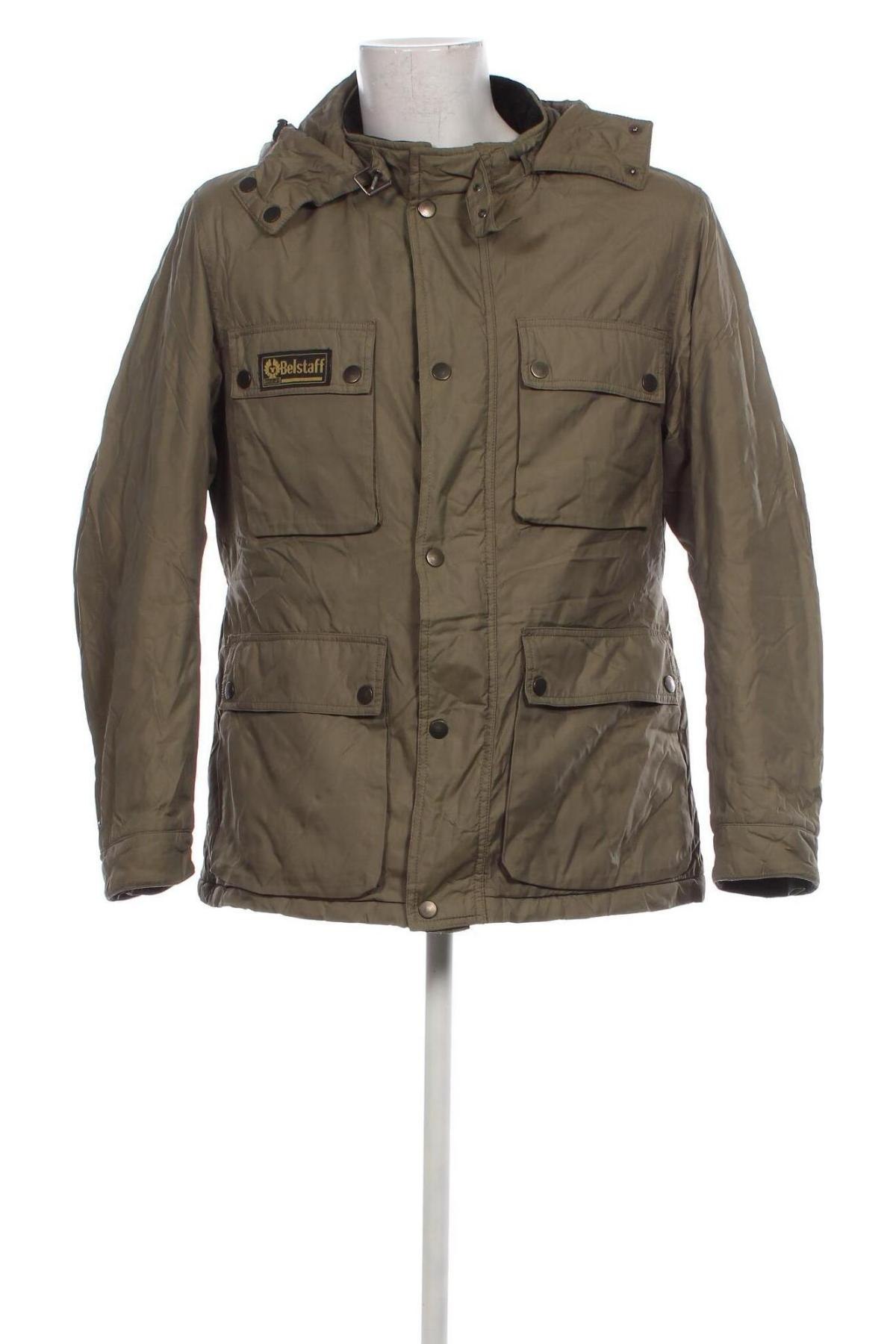 Pánska bunda  Belstaff, Veľkosť XL, Farba Zelená, Cena  77,95 €