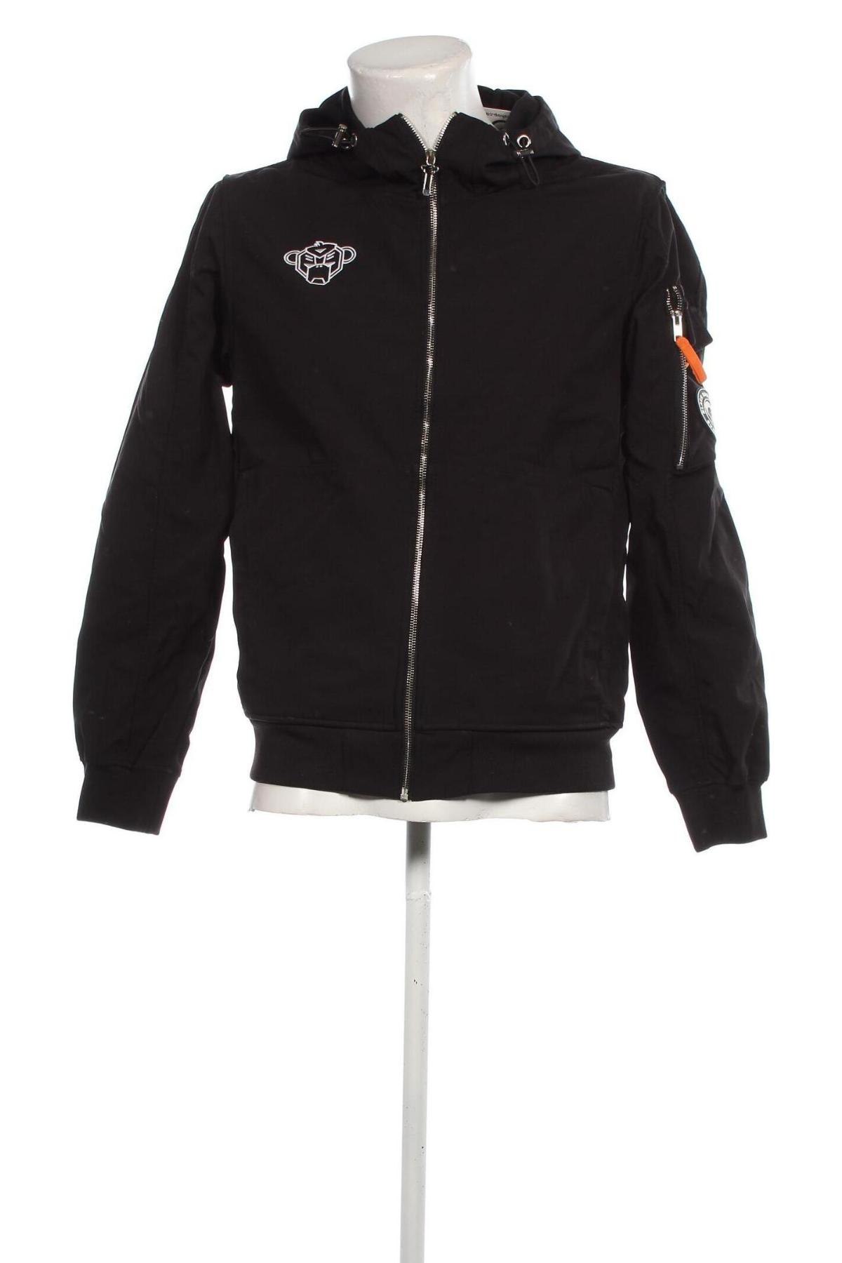 Herrenjacke Black Bananas, Größe M, Farbe Schwarz, Preis € 7,79