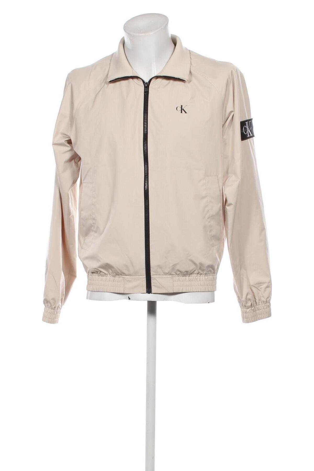 Herrenjacke Calvin Klein Jeans, Größe M, Farbe Beige, Preis € 82,79