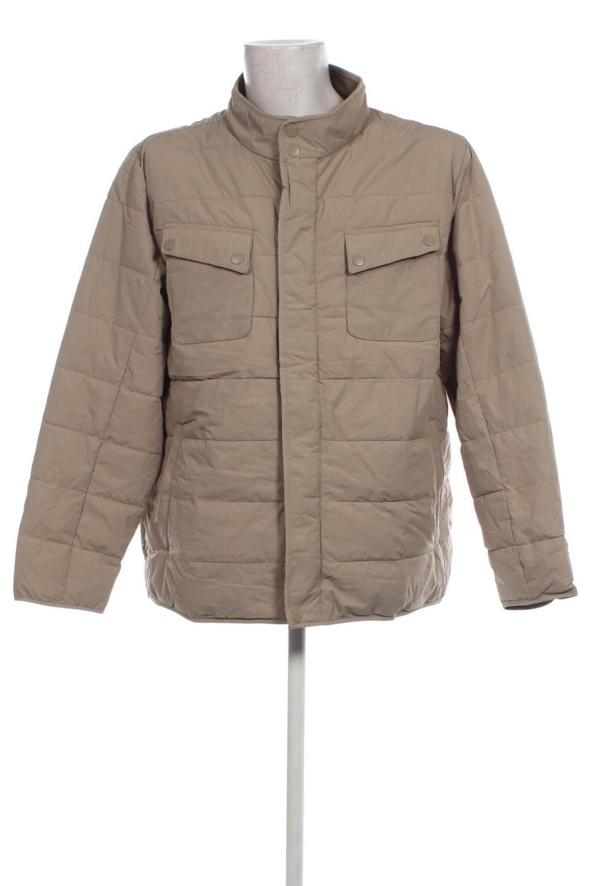 Herrenjacke Dressmann, Größe 3XL, Farbe Beige, Preis € 32,49