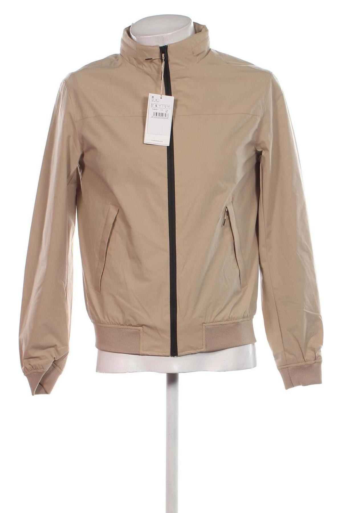 Herrenjacke Springfield, Größe S, Farbe Beige, Preis 40,49 €