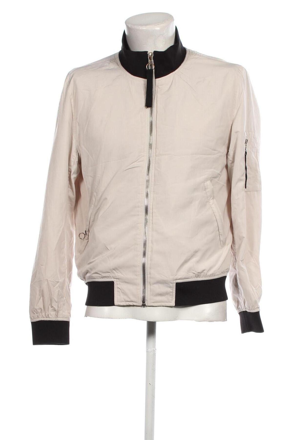 Herrenjacke Zara Man, Größe L, Farbe Weiß, Preis € 14,49