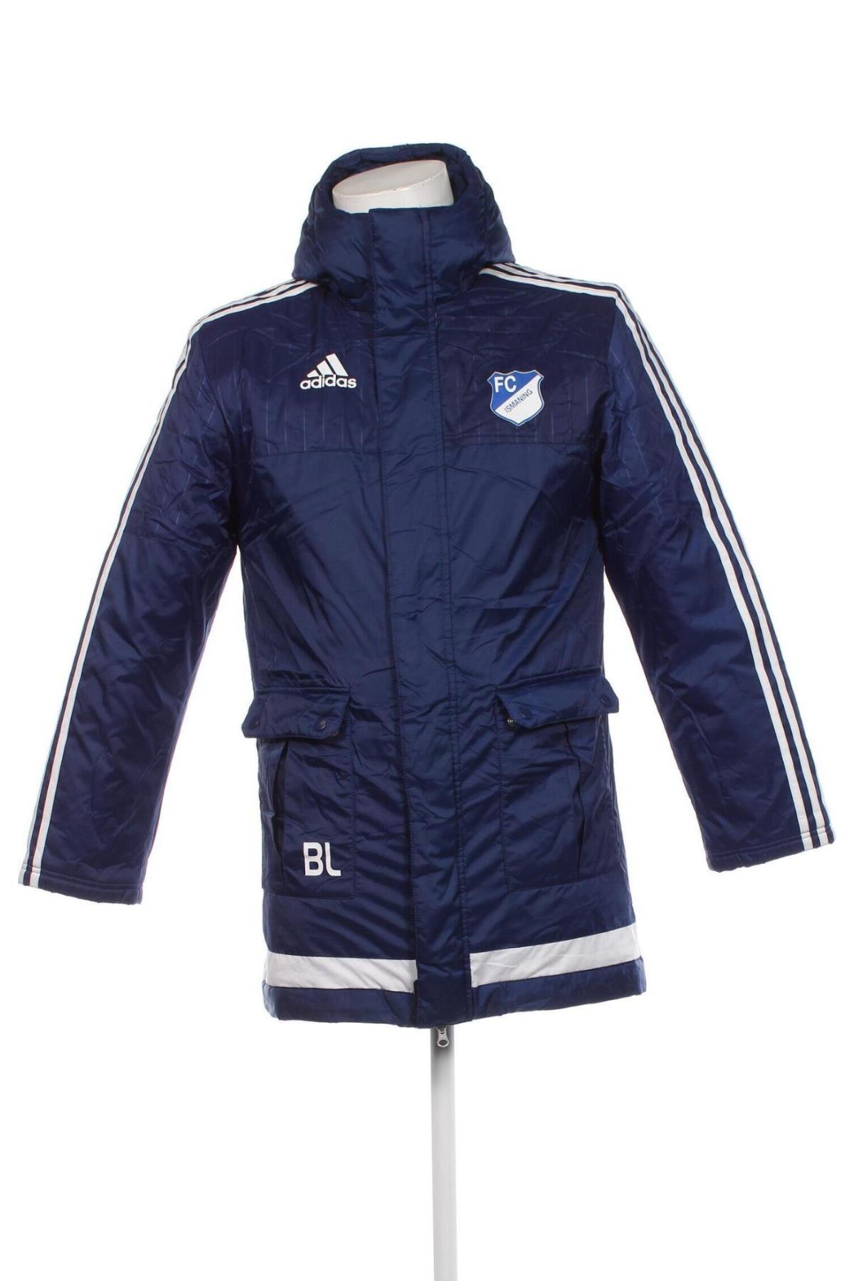 Herrenjacke Adidas, Größe XS, Farbe Blau, Preis 44,54 €