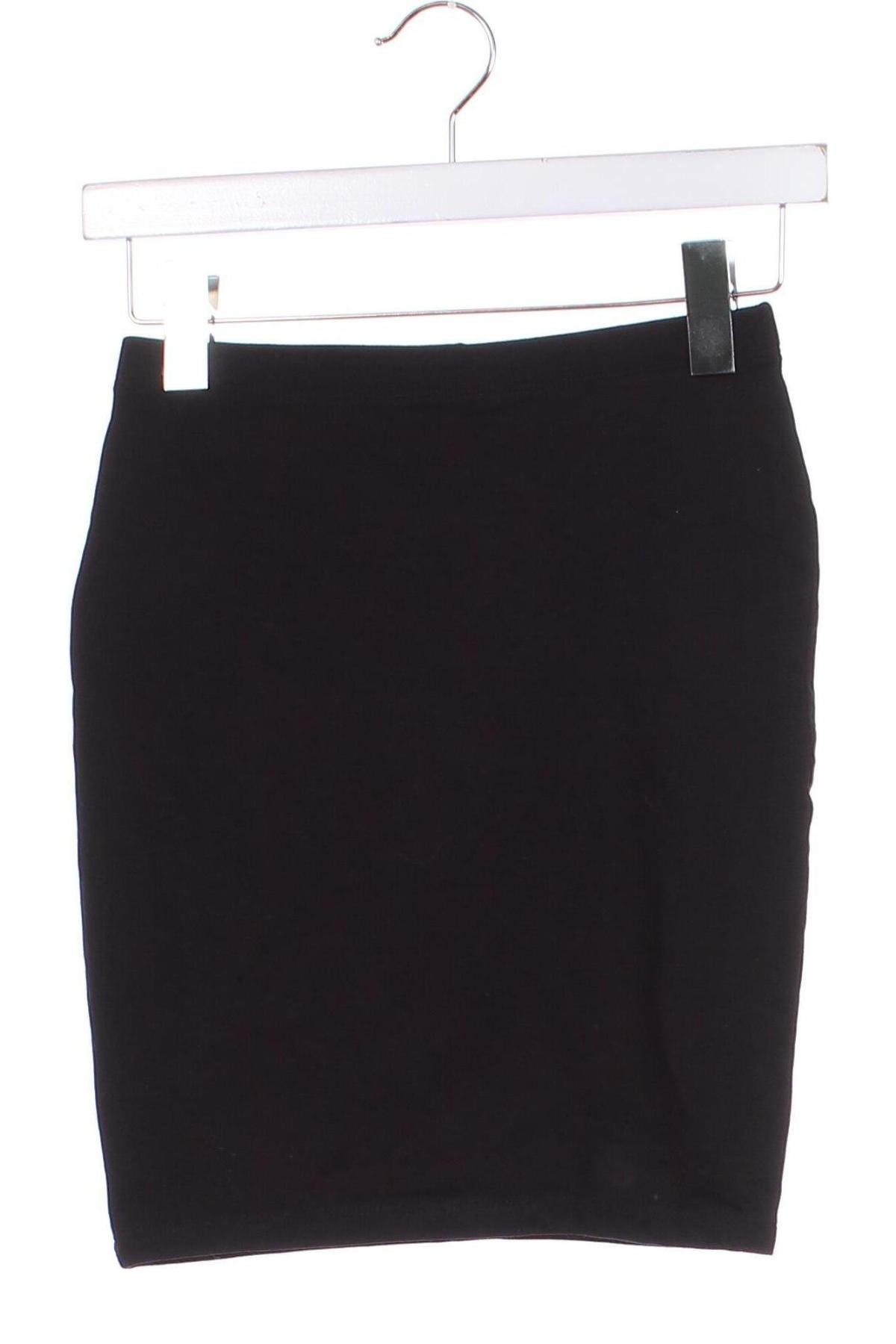 Fustă H&M, Mărime XS, Culoare Negru, Preț 21,99 Lei