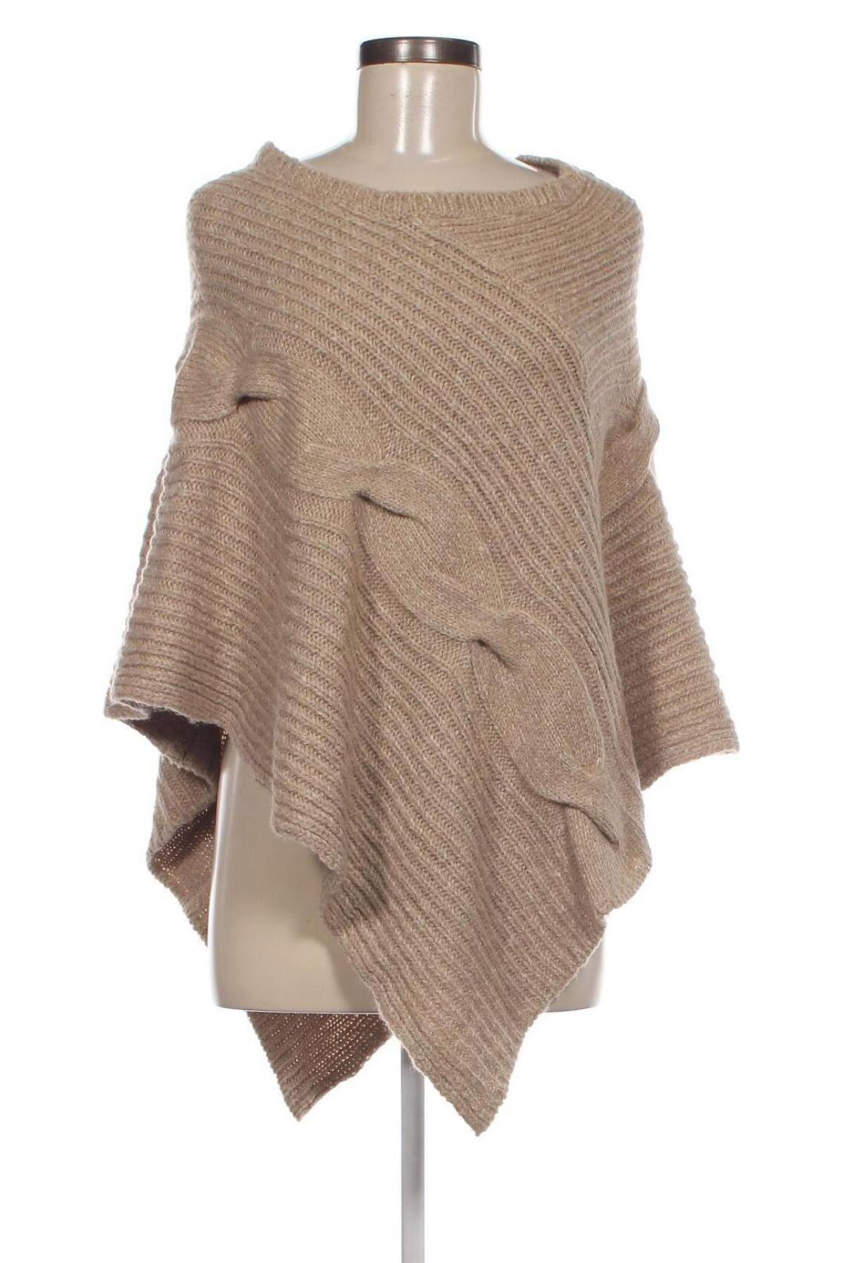 Poncho Yessica, Größe L, Farbe Beige, Preis 8,99 €