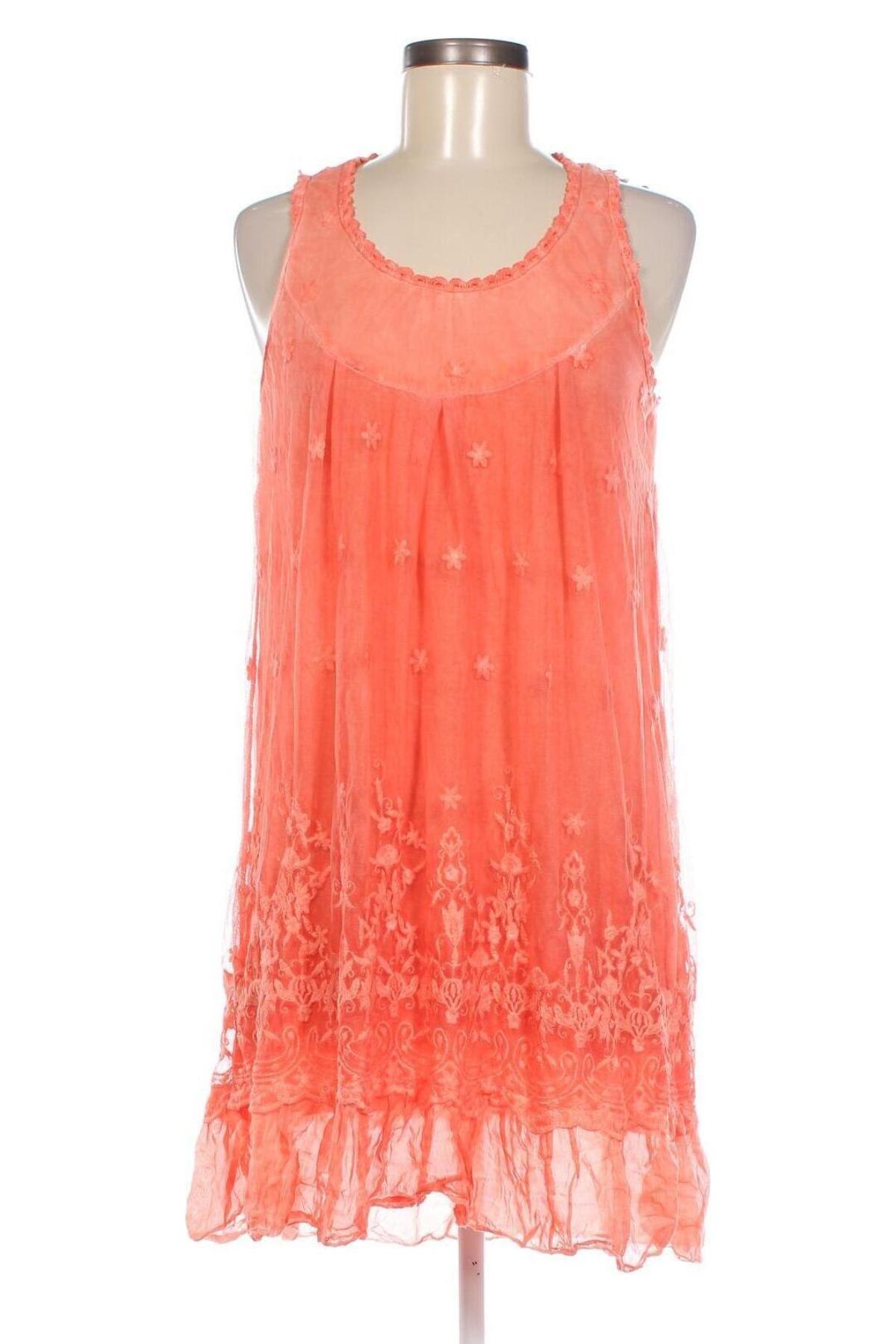 Kleid, Größe M, Farbe Orange, Preis € 5,49