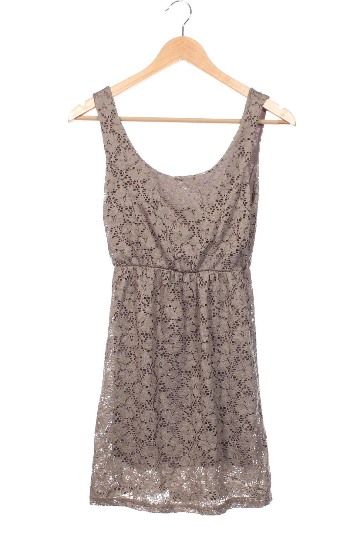 Kleid, Größe XS, Farbe Beige, Preis 6,99 €