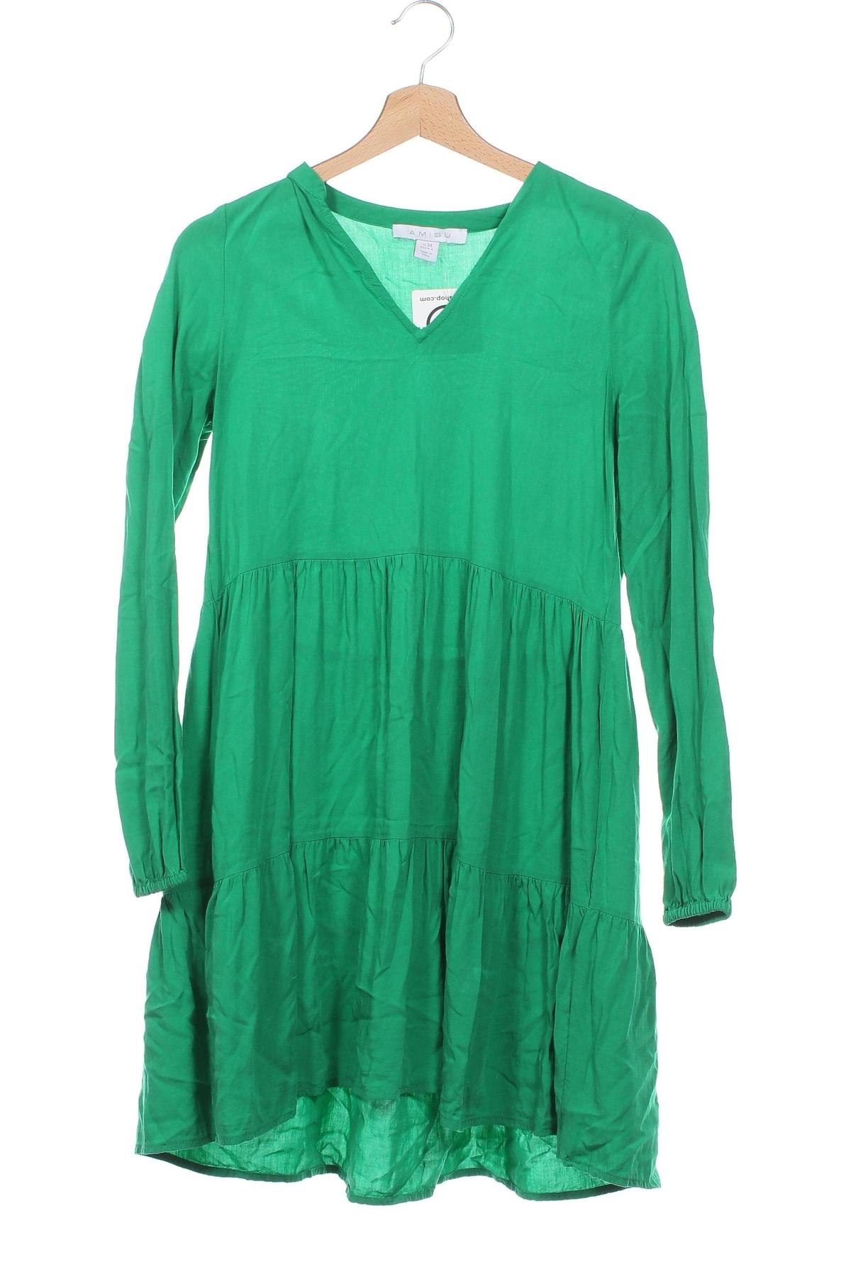 Rochie Amisu, Mărime XS, Culoare Verde, Preț 80,72 Lei