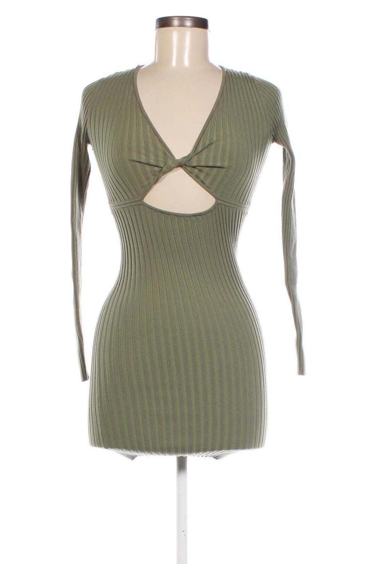 Rochie Bershka, Mărime S, Culoare Verde, Preț 60,99 Lei