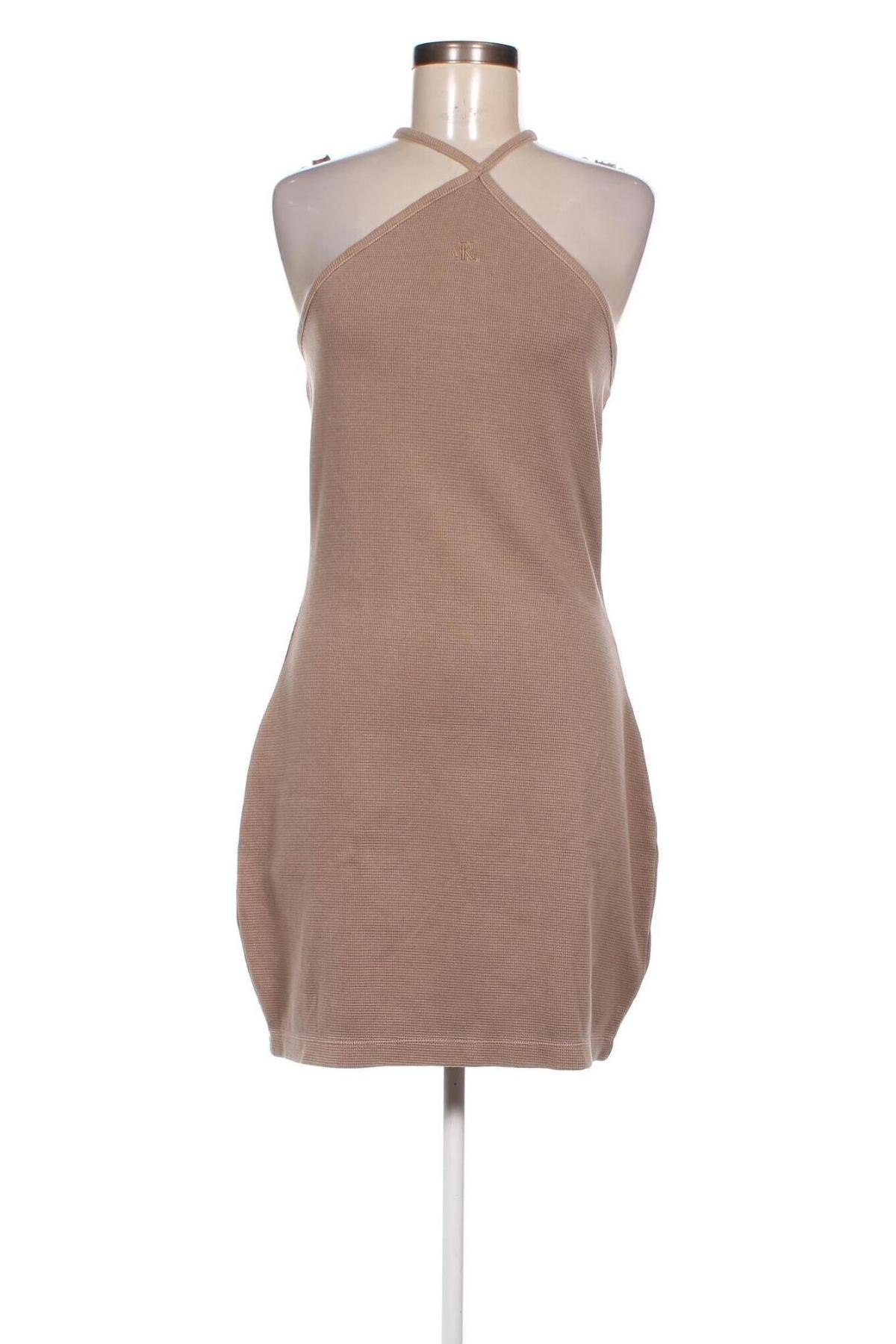 Kleid Calvin Klein, Größe L, Farbe Beige, Preis 60,99 €