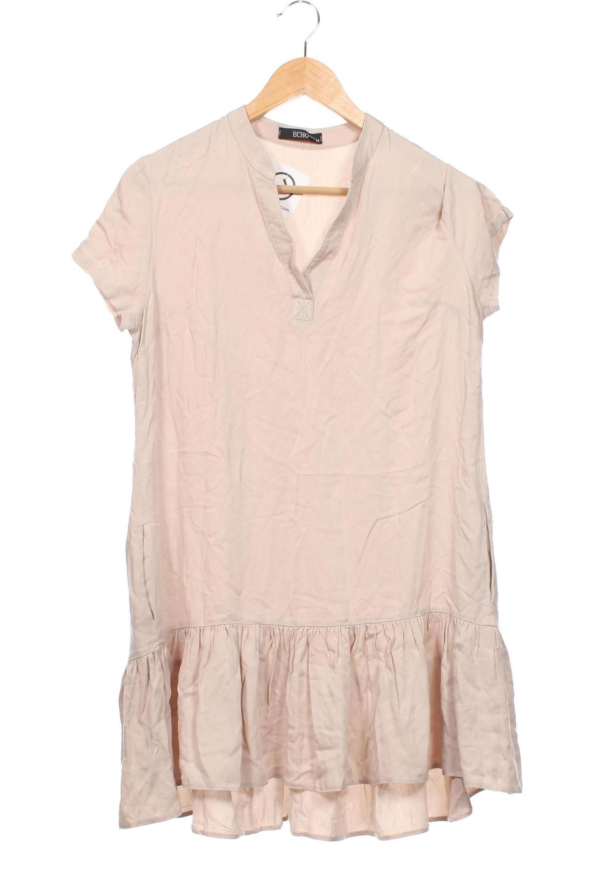 Kleid Echo, Größe XS, Farbe Beige, Preis 2,99 €