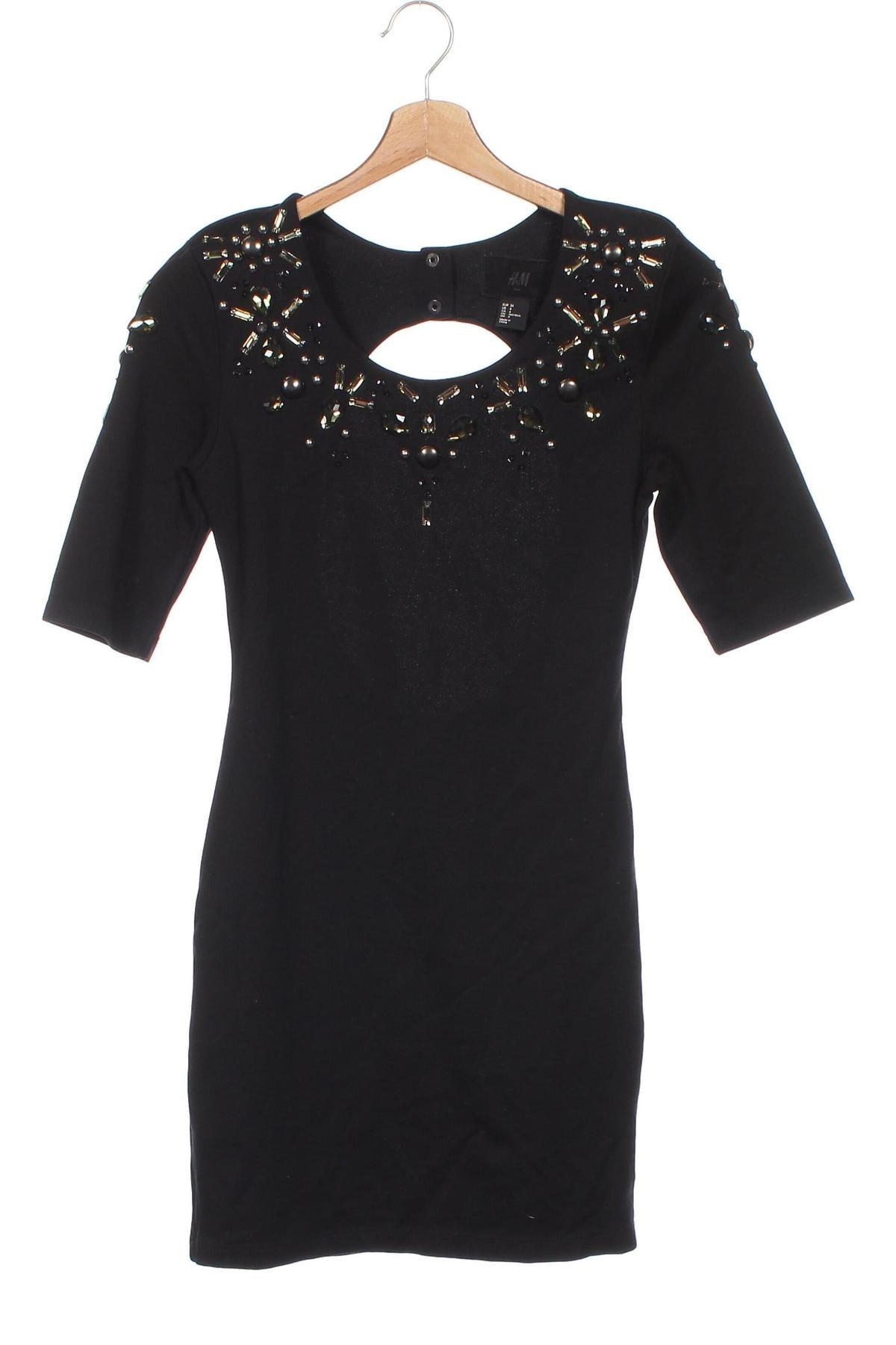 Rochie H&M, Mărime XS, Culoare Negru, Preț 33,99 Lei