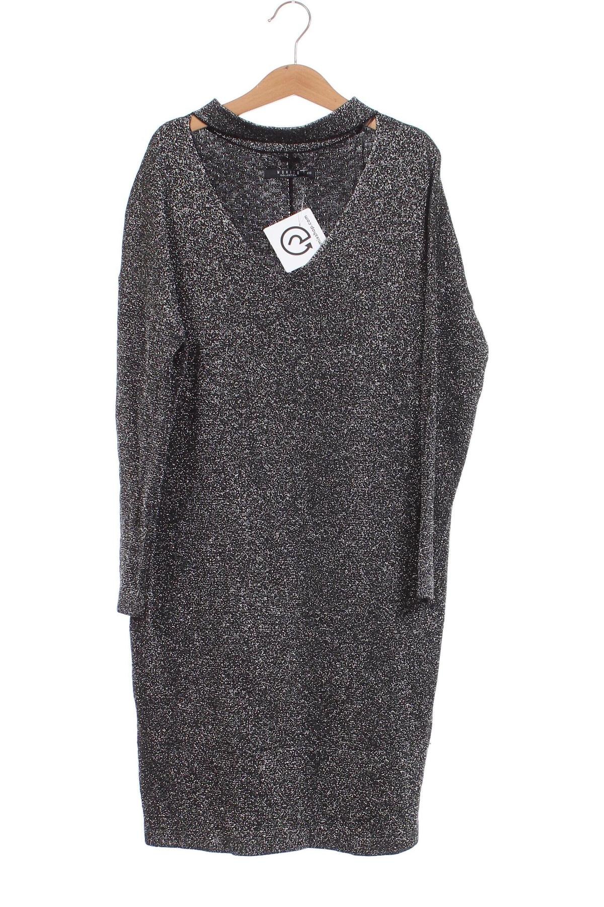 Kleid Mohito, Größe XXS, Farbe Silber, Preis 9,29 €