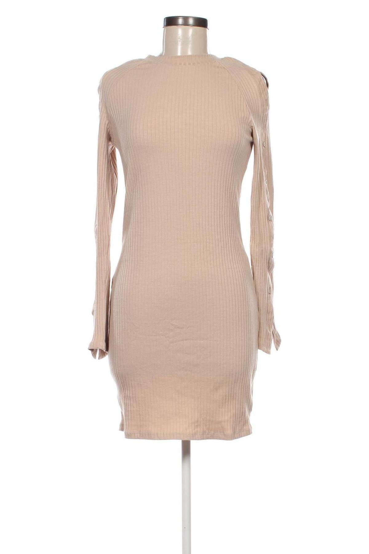 Kleid NA-KD, Größe L, Farbe Beige, Preis 5,99 €