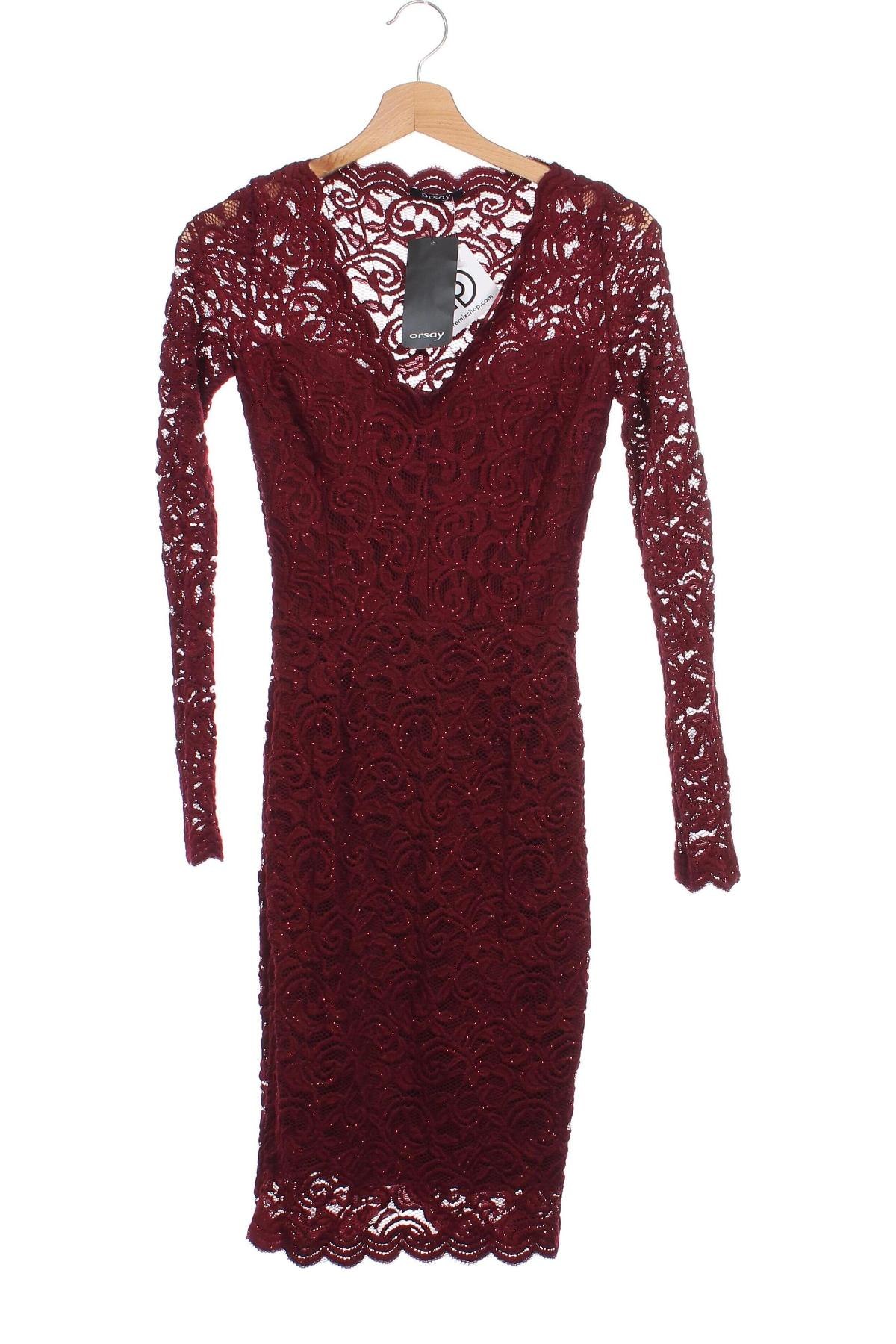 Kleid Orsay, Größe XS, Farbe Rot, Preis € 5,00