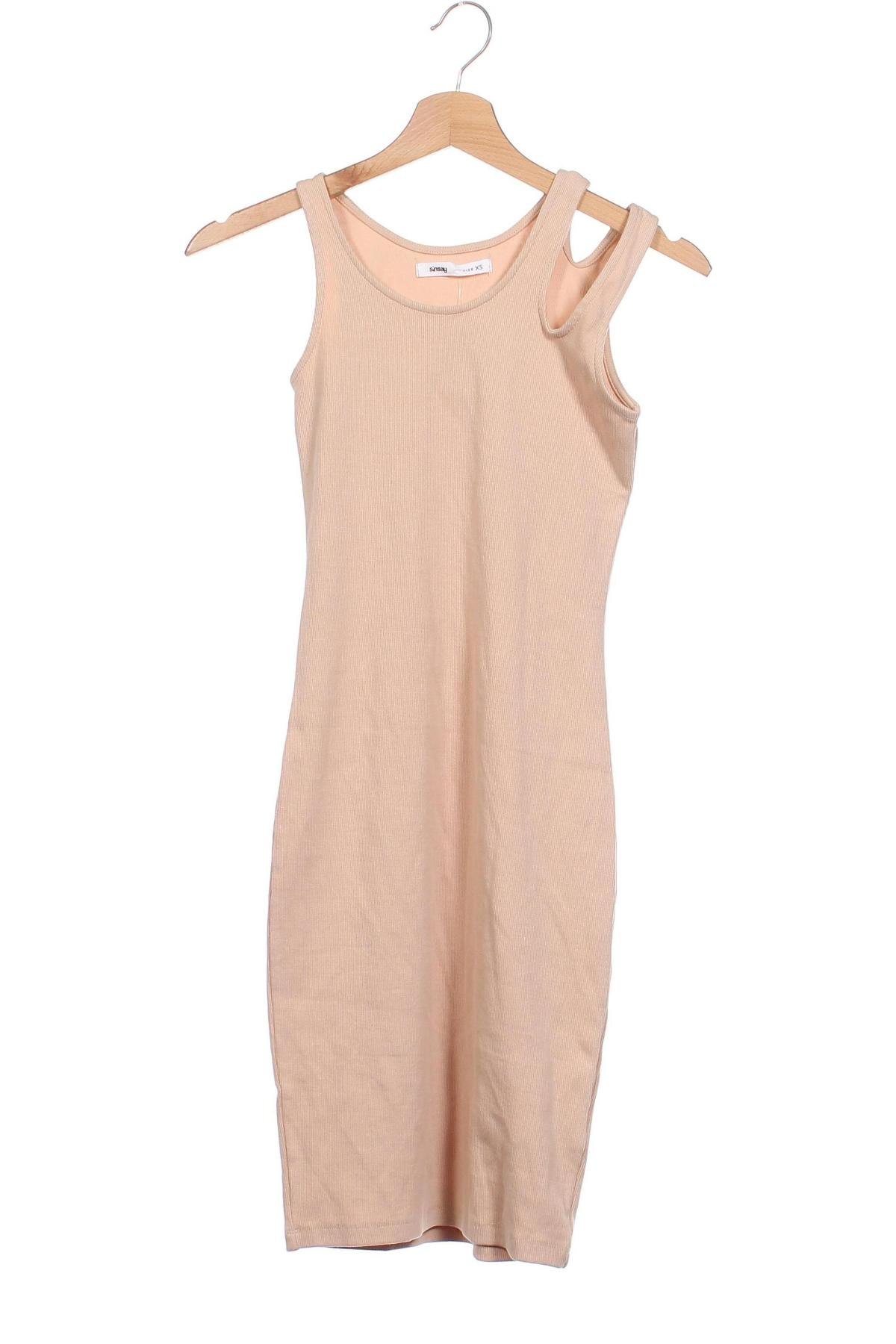 Kleid Sinsay, Größe XS, Farbe Braun, Preis 7,67 €