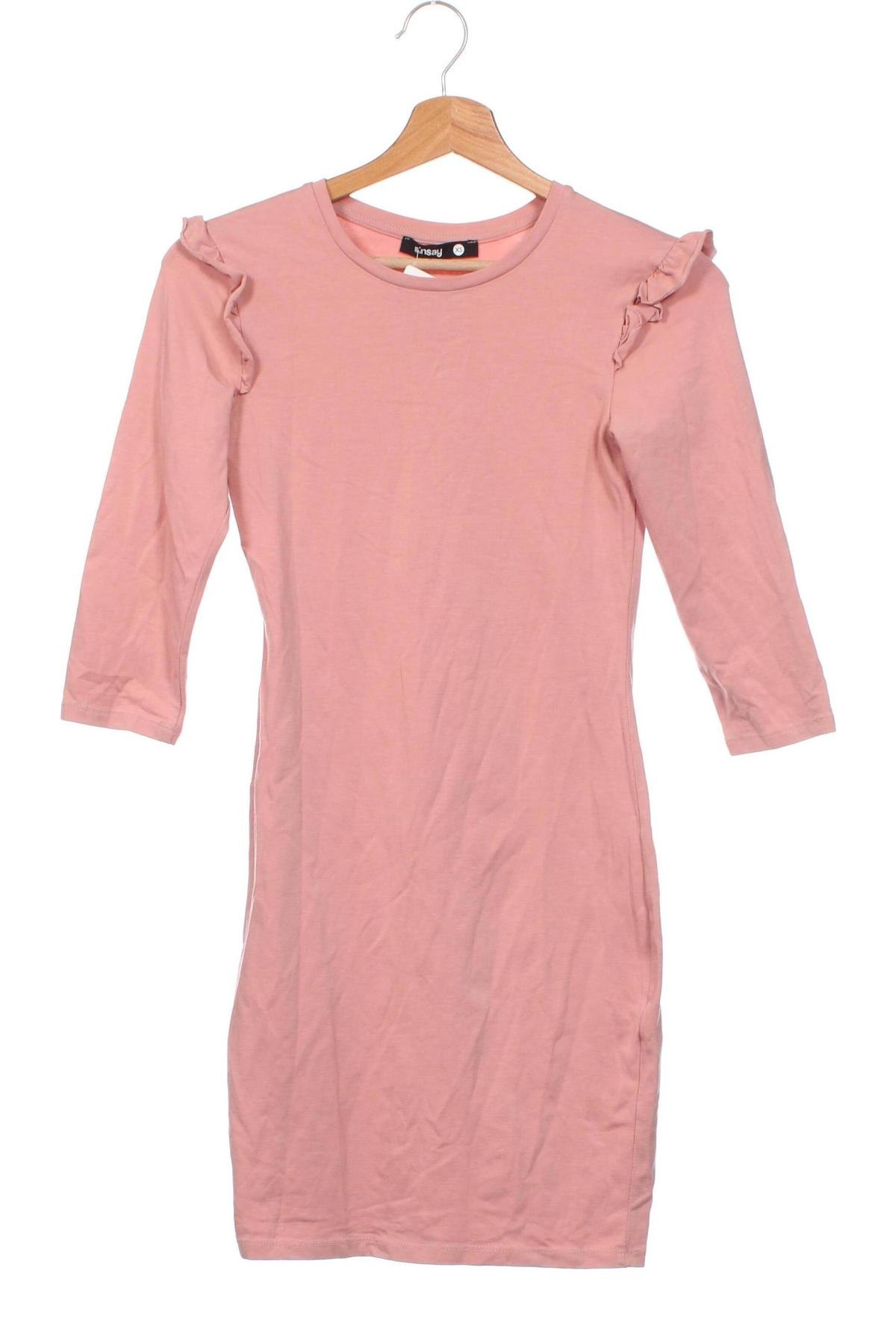 Kleid Sinsay, Größe XS, Farbe Rosa, Preis € 6,99