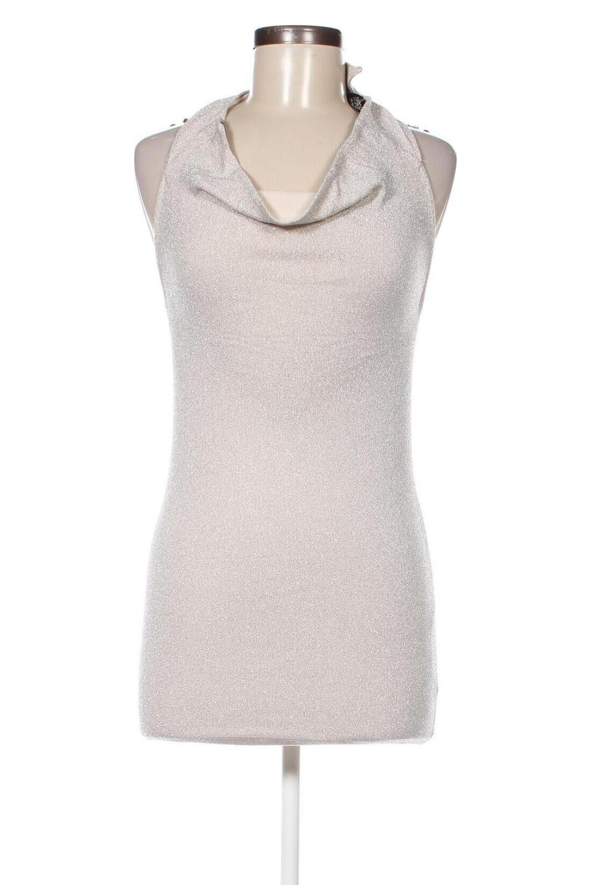 Kleid Topshop, Größe M, Farbe Silber, Preis 5,99 €