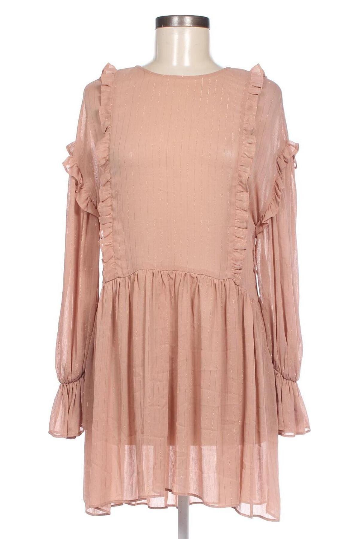 Kleid Zara Trafaluc, Größe M, Farbe Beige, Preis € 8,99