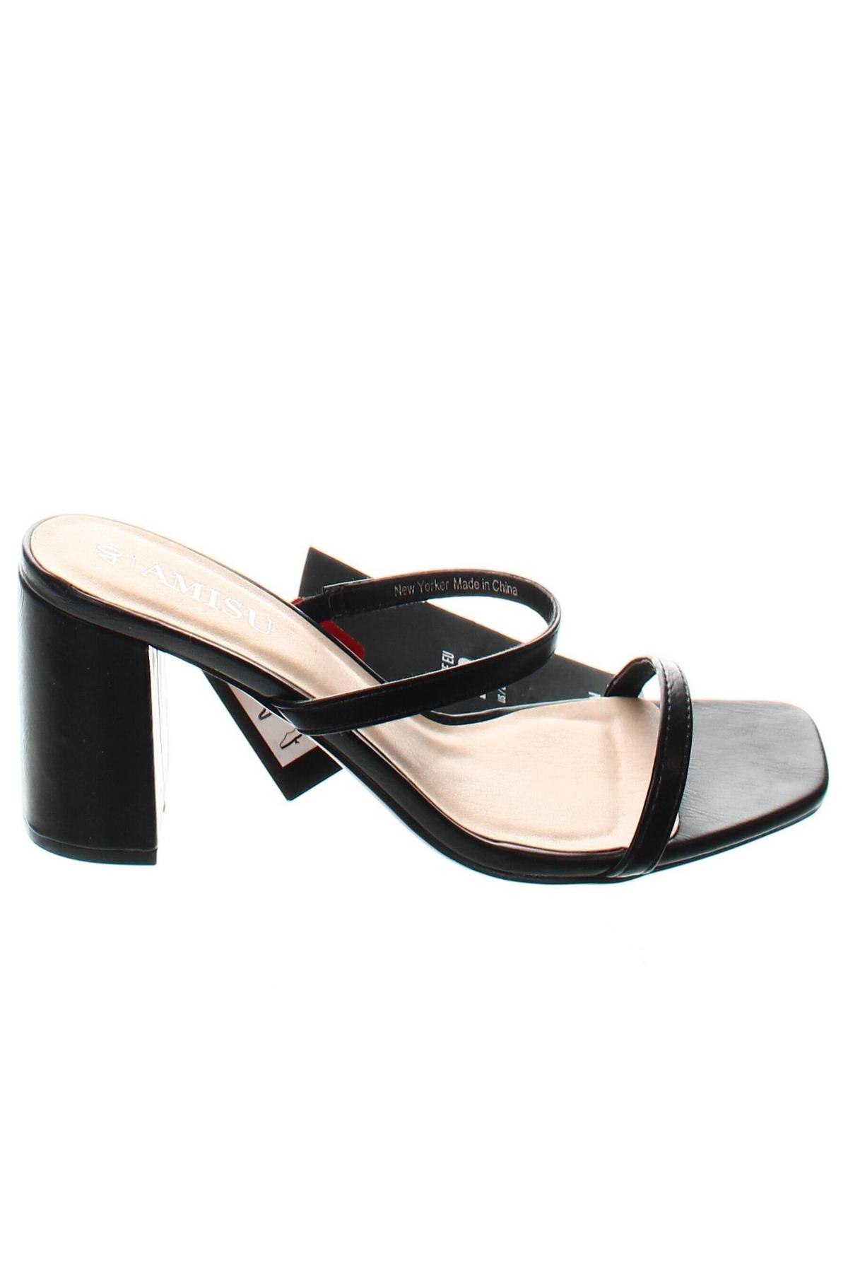 Sandale Amisu, Mărime 40, Culoare Negru, Preț 136,05 Lei