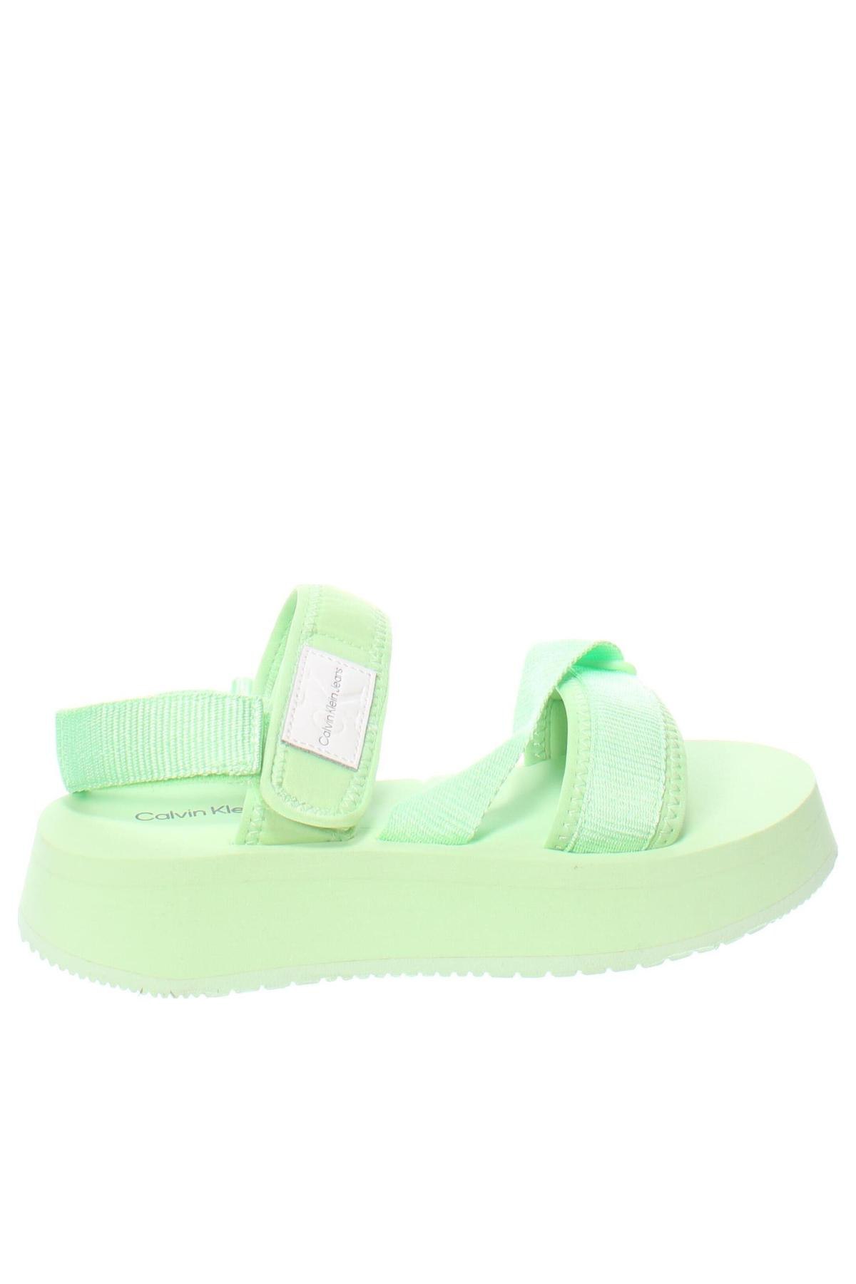 Sandale Calvin Klein, Mărime 37, Culoare Verde, Preț 219,99 Lei