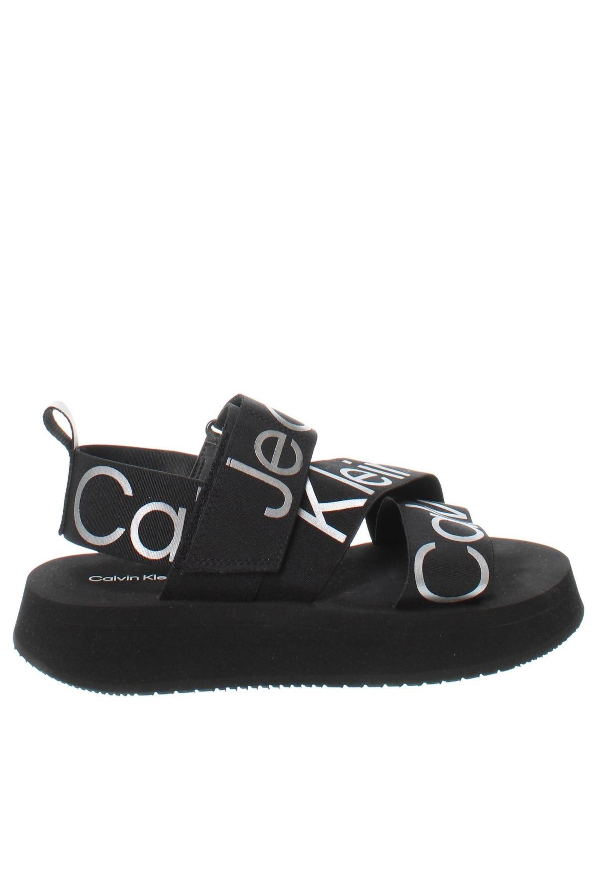 Sandalen Calvin Klein Jeans, Größe 38, Farbe Schwarz, Preis 94,64 €