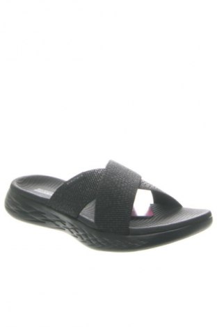 Γυναικείες παντόφλες Skechers, Μέγεθος 39, Χρώμα Μαύρο, Τιμή 53,99 €