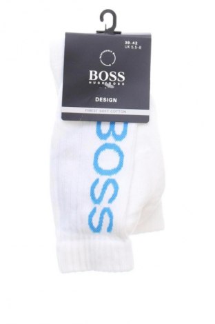 Socken Hugo Boss, Größe M, Farbe Weiß, Preis 19,99 €