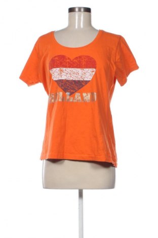 Damen Shirt Authentic Denim, Größe XXL, Farbe Orange, Preis 7,99 €