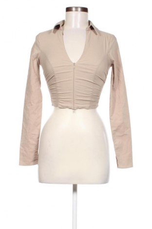 Damen Shirt Bershka, Größe S, Farbe Beige, Preis € 15,86
