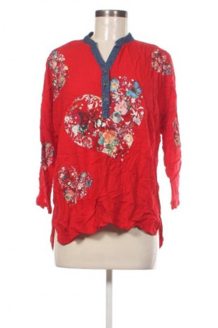 Дамска блуза Desigual, Размер L, Цвят Многоцветен, Цена 48,99 лв.