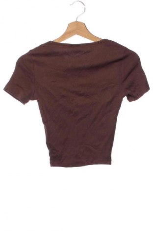 Damen Shirt Gina Tricot, Größe XXS, Farbe Braun, Preis € 12,99