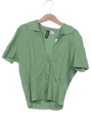 Damen Shirt H&M Divided, Größe XS, Farbe Grün, Preis € 13,99