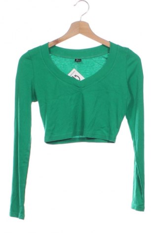 Дамска блуза SHEIN, Размер XS, Цвят Зелен, Цена 19,99 лв.