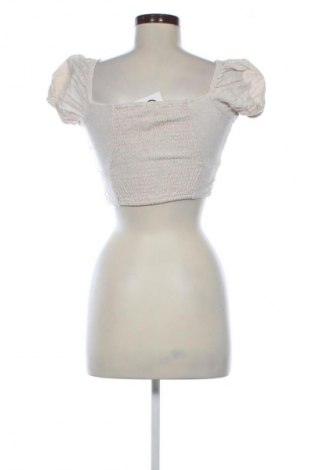 Damen Shirt Stradivarius, Größe S, Farbe Beige, Preis 6,99 €