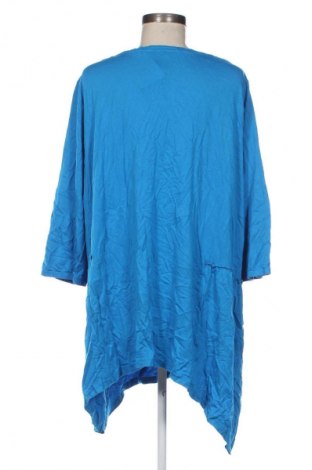 Damen Shirt Ulla Popken, Größe 4XL, Farbe Blau, Preis € 23,99