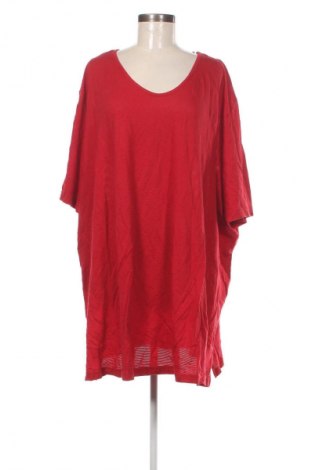 Γυναικεία μπλούζα Ulla Popken, Μέγεθος 5XL, Χρώμα Κόκκινο, Τιμή 18,99 €