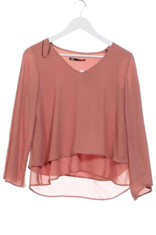 Bluzka damska Zara, Rozmiar XS, Kolor Popielaty róż, Cena 88,99 zł