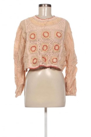 Дамска блуза Zara, Размер L, Цвят Многоцветен, Цена 27,99 лв.