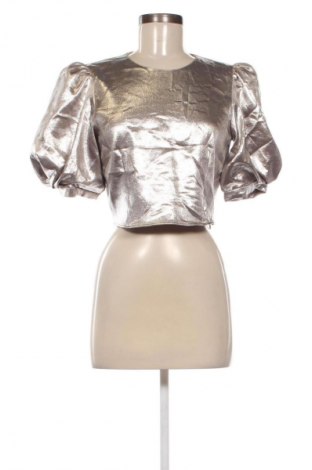 Damen Shirt Zara, Größe M, Farbe Silber, Preis 14,99 €
