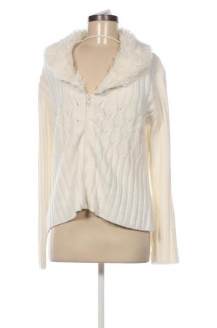 Damen Strickjacke Clockhouse, Größe XL, Farbe Weiß, Preis 20,99 €