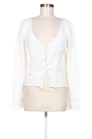 Damen Strickjacke Kathleen Madden, Größe L, Farbe Weiß, Preis 21,00 €