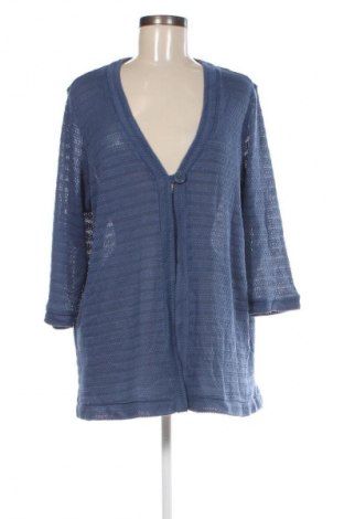 Damen Strickjacke Laura Torelli, Größe XXL, Farbe Blau, Preis € 20,99