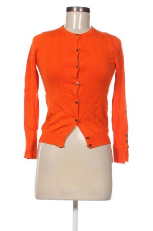 Дамска жилетка Zara Knitwear, Размер S, Цвят Оранжев, Цена 27,99 лв.