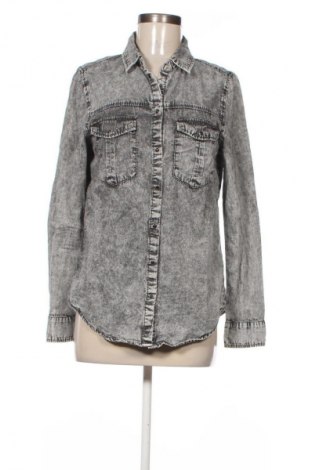 Γυναικείο πουκάμισο Denim&Co., Μέγεθος L, Χρώμα Γκρί, Τιμή 9,99 €